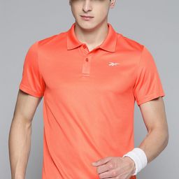 Reebok Men Brand Logo Rbk Fitness Power Mesh Speedwick Polo T-shirt-image-78