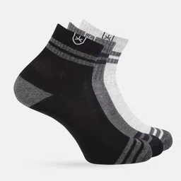 Roadster Men Pack of 3 Ankle Length Socks-image-12