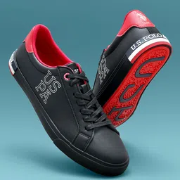U.S. Polo Assn. Men Black Ramus Printed Sneakers-picture-18