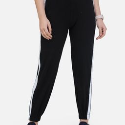 SCORPIUS Women Black Solid Slim-Fit Joggers-image-83
