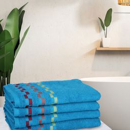BIANCA Set Of 4 450 GSM Pure Combed Cotton Bath Towels-picture-22