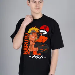PRONK Men Naruto Printed Round Neck T-shirt-picture-8