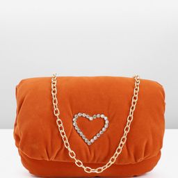 bebe Women Solid Foldover Clutch-image-24