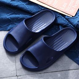 Mast & Harbour Men Navy Blue Rubber Sliders-picture-42
