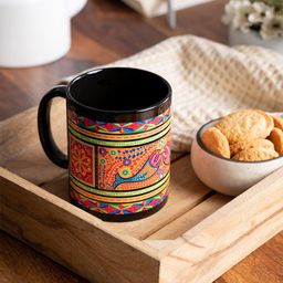 KOLOROBIA Black & Orange Truck Art Printed Mug-image-29
