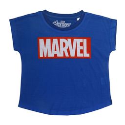 Marvel by Wear Your Mind Girls Blue Printed Top-image-102