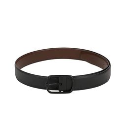 Teakwood Leathers Men Black Textured Belt-image-58