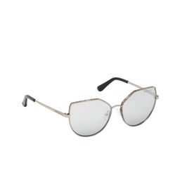 GUESS Women Silver-Toned Cateye Sunglasses GM0801 57 10B-image-74