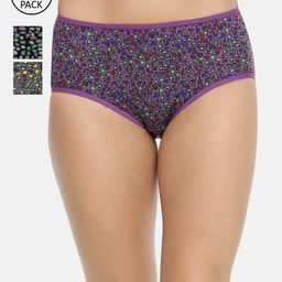 Red Rose Women Pack Of 3 Assorted Hipster Briefs Mann-XXL-image-16