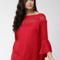 Style Quotient Women Red Solid Top-image-83