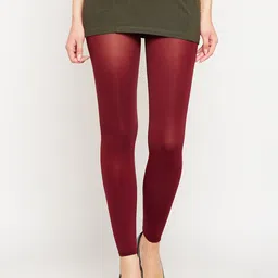Lebami Women Maroon Solid Stockings-picture-18