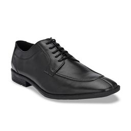 CARLO ROMANO Men Black Leather Formal Derbys-image-85