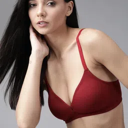 Roadster Maroon Solid Non-Wired Non Padded Everyday Bra RDST-PAAM-BRA-001-G15-picture-56