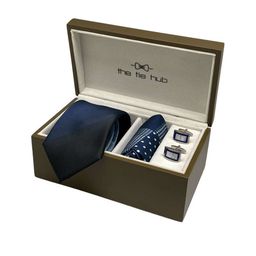 The Tie Hub Men Multicoloured Accessory Gift Set-image-22