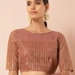 INDYA Women Pink Embellished Top-picture-46