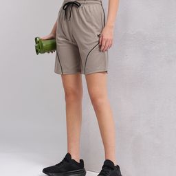 HRX by Hrithik Roshan Women Striped Training or Gym Sports Shorts-image-55