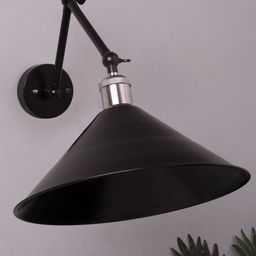 Homesake Black Solid Handcrafted 360 Barn Cone Swing Arm Light-image-37