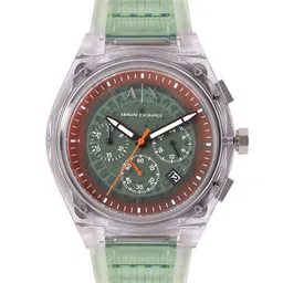 Armani Exchange Men Textured Straps Analogue Chronograph Watch AX4165I-33