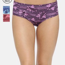 Red Rose Women Pack of 3 Assorted Basic Briefs Dear-3XL-image-87