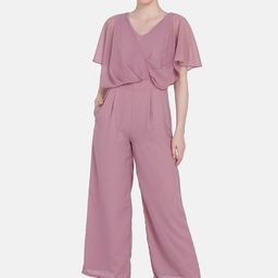 Eavan Women Pink Solid Playsuit-picture-42