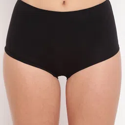 BASIICS by La Intimo Women Black Solid Boyshorts-BCPBS11BK0-picture-19