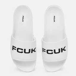 FCUK Men Brand Name Printed Sliders-image-63