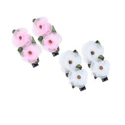 FUNKRAFTS Girls Multicoloured Embellished Set of 4 Alligator Hair Clip-37