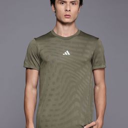 ADIDAS Gym+ Seamless Self-Design Training T-shirt-image-36