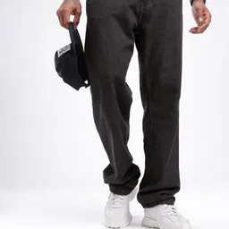 glitchez Men Cool Touch Loose Fit Jeans-image-98