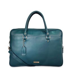 Toteteca Unisex Teal Blue Laptop Bag-picture-19