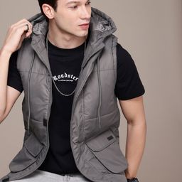 WROGN Sleeveless Padded Hooded Jacket-picture-12