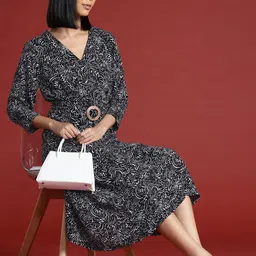 all about you Print Midi Dress-image-50