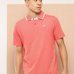 Alcis Polo Collar Golf T-shirt with Brand Logo Detail-picture-14