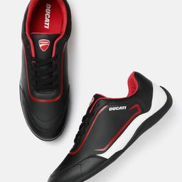 Ducati Men Brand Logo Printed Everyday Sneakers-image-80