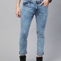 Roadster Men Blue Skinny Fit Light Fade Stretchable Jeans-image-61