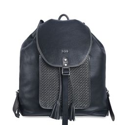 tohl Women Black Textured Backpack-image-68