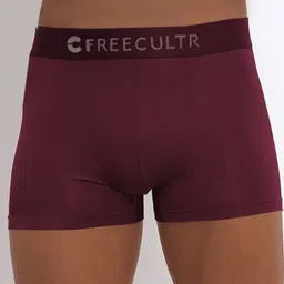 FREECULTR Men Pack of 2 Maroon Solid Anti-Bacterial Trunks FC-CX-T-PW-PW-image-81