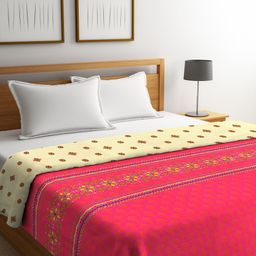 Portico New York Multicoloured Ethnic Motifs AC Room 120 GSM Double Bed Comforter-image-26