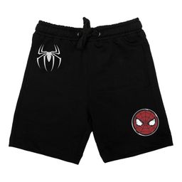 Marvel by Wear Your Mind Boys Black Printed Regular Fit Regular Shorts-image-93
