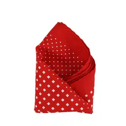 Calvadoss Men Red & White Printed Pocket Square-picture-58