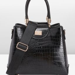 Allen Solly Animal Textured Structured Handheld Bag-8
