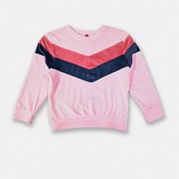 Here&Now X Game Begins Girls Striped Sweatshirt-image-33