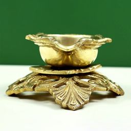 Exotic India Brass Decorative Diya-image-40