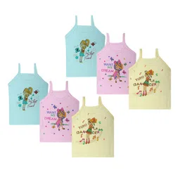 Superminis Infant Girls Pack Of 6 Assorted Innerwear Vests 50049-SMCOGVMU-picture-7