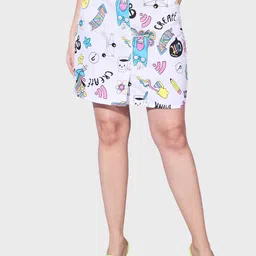BUY NEW TREND Printed Front Slit Mini Pencil Skirt-image-61