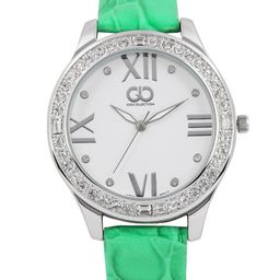 GIO COLLECTION Women White Embellished Analogue Watch G0063-02-image-10