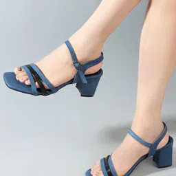 DressBerry Women Textured Casual Block Sandals-52