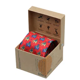Tossido Men Red Printed Broad Tie-picture-22