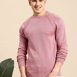 Mast & Harbour Acrylic Round Neck Pullover-image-84