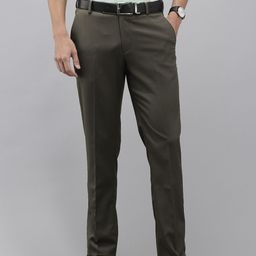 Arrow Men Hudson Textured Tailored Fit Formal Trousers-image-35